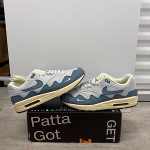 Nike Air Max 1 x Patta "Noise Aqua" (Blue) - Men's Size 10